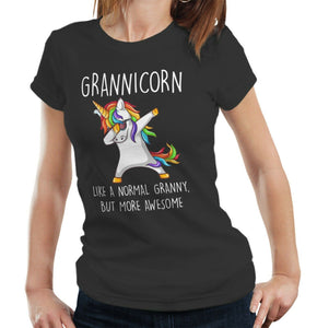 Grannicorn  Tshirt Fitted Ladies