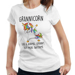 Grannicorn  Tshirt Fitted Ladies