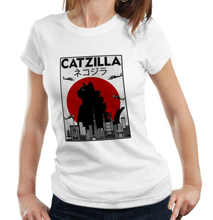 Catzilla Tshirt Fitted Ladies