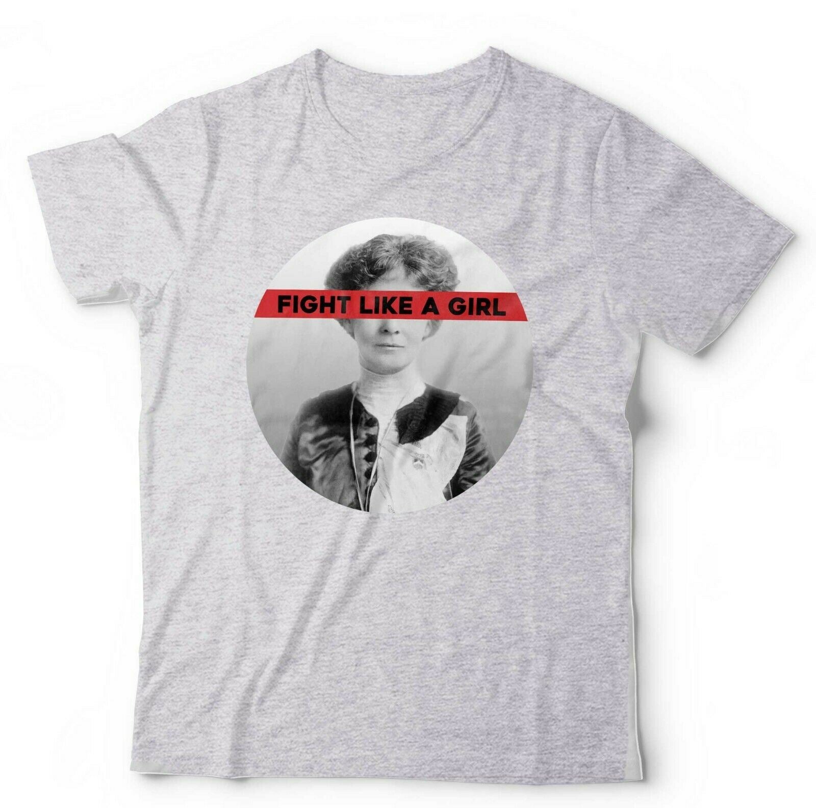 Fight Like A Girl Tshirt Unisex & Kids - Emmeline Pankhurst