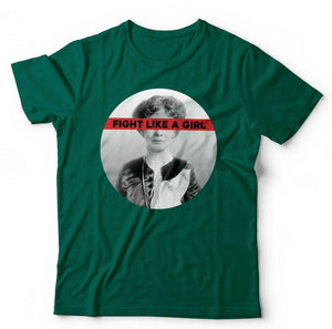 Fight Like A Girl Tshirt Unisex & Kids - Emmeline Pankhurst