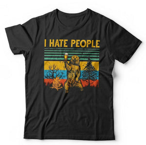 Bear 3 I Hate People Tshirt Unisex & Kids