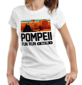 Pompeii Fun Run Tshirt Fitted Ladies