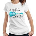 Whisper Words Of Wisdom Tshirt Fitted Ladies