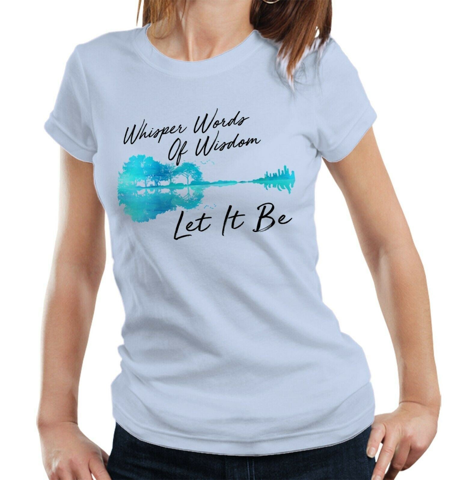 Whisper Words Of Wisdom Tshirt Fitted Ladies