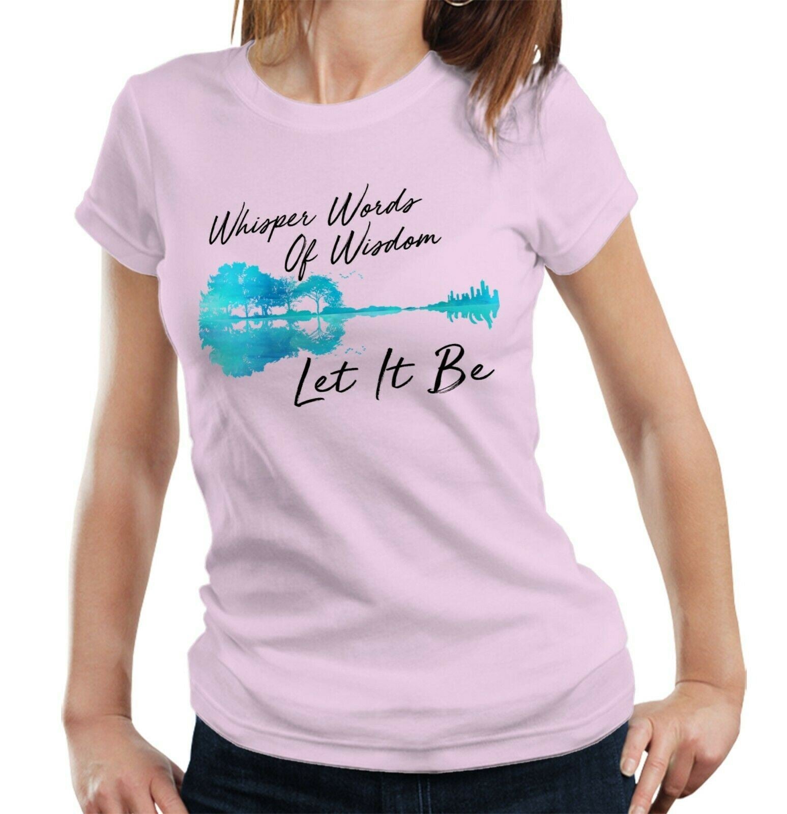 Whisper Words Of Wisdom Tshirt Fitted Ladies