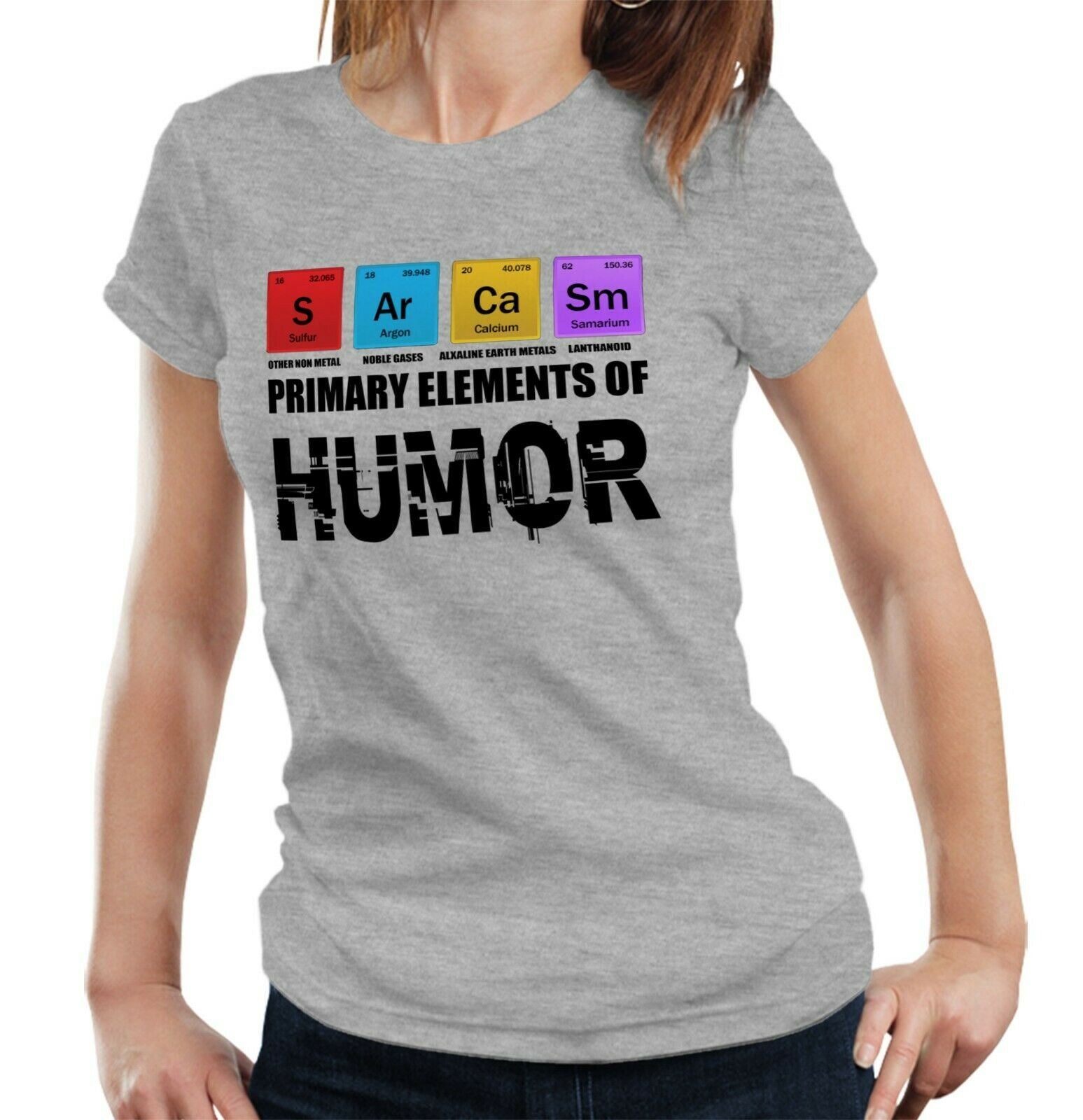 Primary Elements Of Humor Tshirt Fitted Ladies