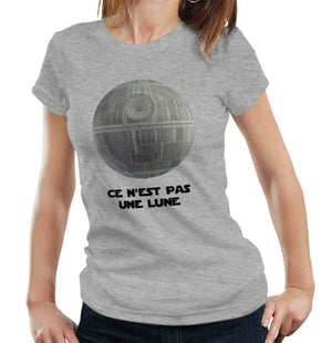 Ce N'est Pas Une Lune Tshirt Fitted Ladies