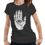 Evil Palmistry Tshirt Fitted Ladies