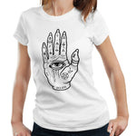 Evil Palmistry Tshirt Fitted Ladies