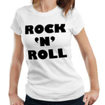 Rock N Roll Tshirt Fitted Ladies