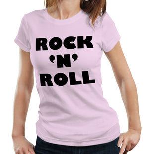 Rock N Roll Tshirt Fitted Ladies