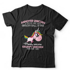 Annoyed Unicorn Tshirt Unisex & Kids