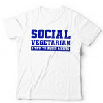 Social Vegetarian Tshirt Unisex