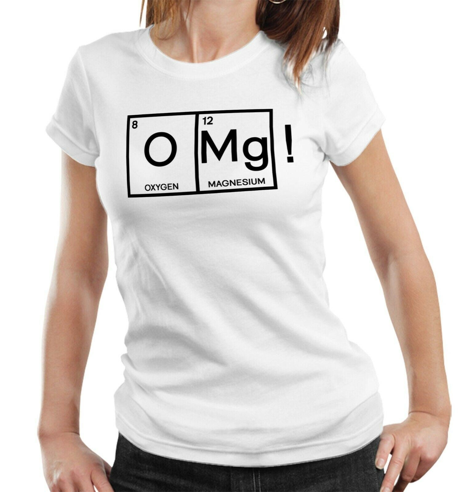 OMG Chemistry Tshirt Fitted Ladies