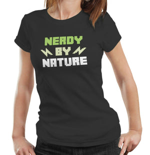 Nerdy By Nature Tshirt Fitted Ladies