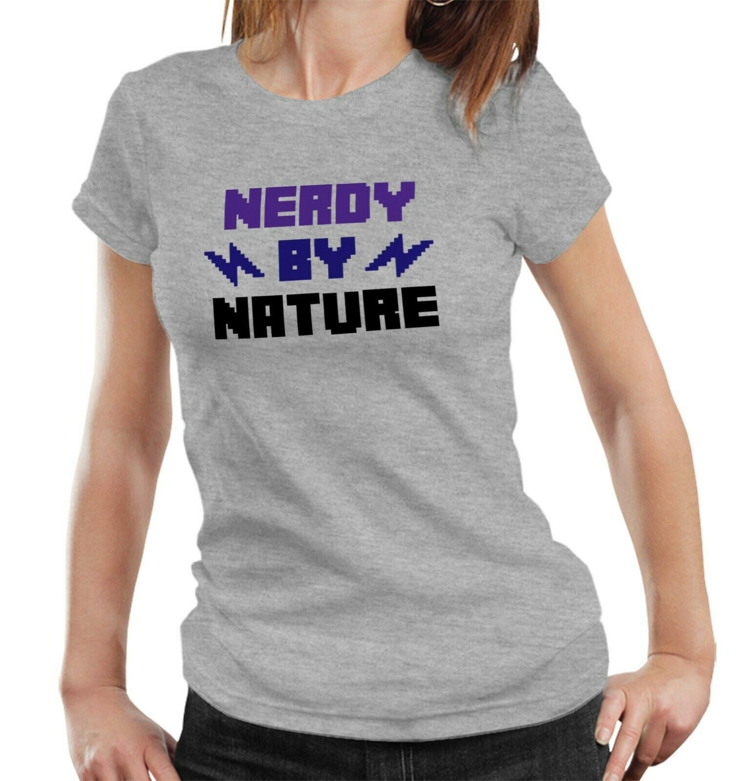 Nerdy By Nature Tshirt Fitted Ladies