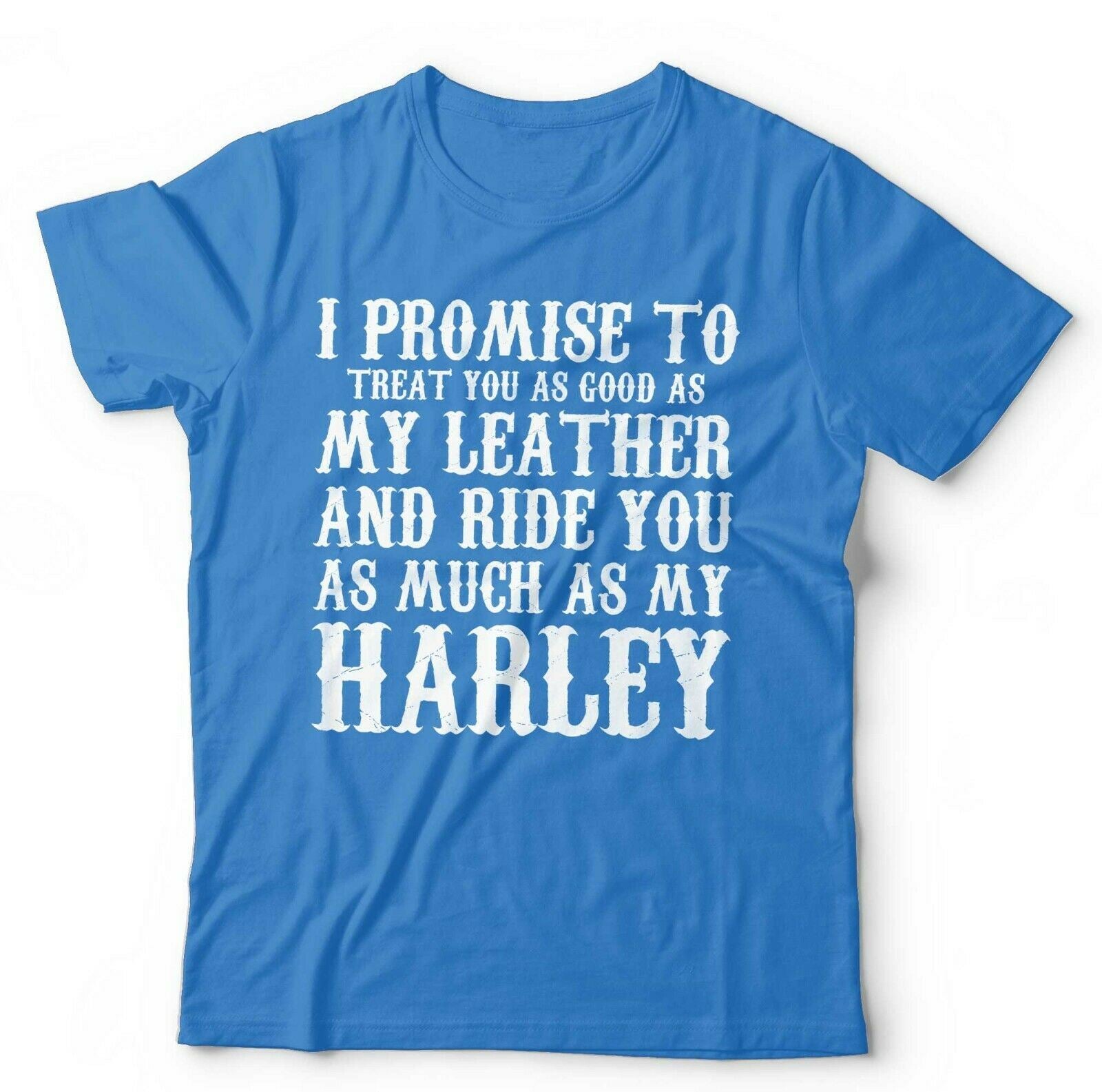 I Promise To Treat You As Good As My Leather Tshirt Unisex