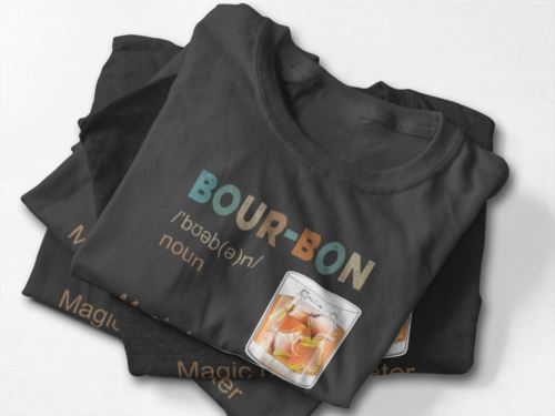 Bour-Bon Magic Brown Water For Fun People Tshirt Unisex