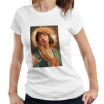 Virgin Mary Uma Thurman Tshirt Fitted Ladies