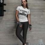 Strong And Pretty Tshirt Fitted Ladies