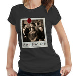 Friends Horror Polaroid Tshirt Fitted Ladies