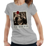 Friends Horror Polaroid Tshirt Fitted Ladies