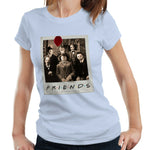 Friends Horror Polaroid Tshirt Fitted Ladies