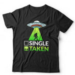 Single Taken Alien Abduction T shirt Unisex & Kids