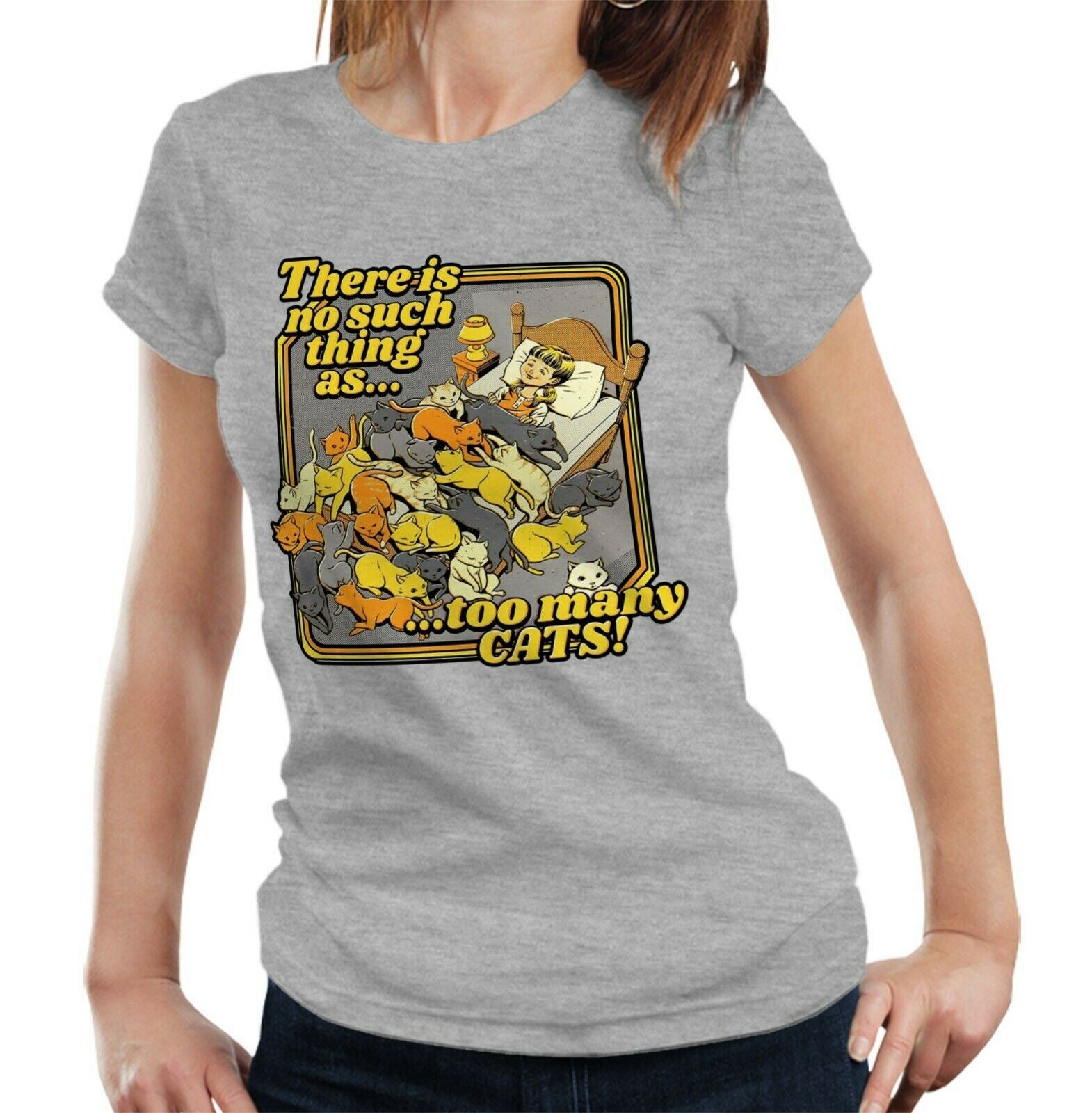 There Is No Such Thing As..Too Many Cats! Tshirt Ladies