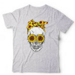 Sunflower Skull Tshirt Unisex & Kids