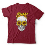 Sunflower Skull Tshirt Unisex & Kids