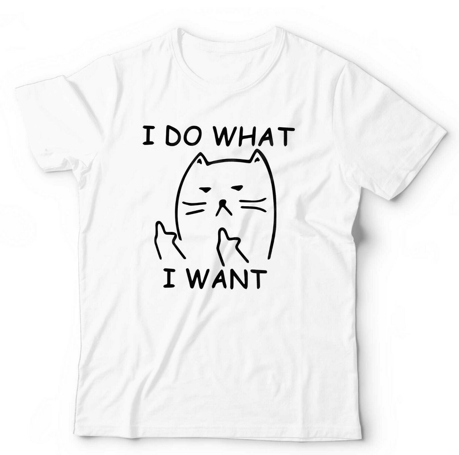 I Do What I Want Cat Tshirt Unisex & Kids