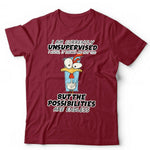 I Am Currently Unsupervised Chicken Tshirt Unisex & Kids