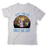 Yes I Am The Crazy Cat Lady Tshirt Unisex