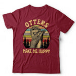 Otters Make Me Happy Tshirt Unisex & Kids