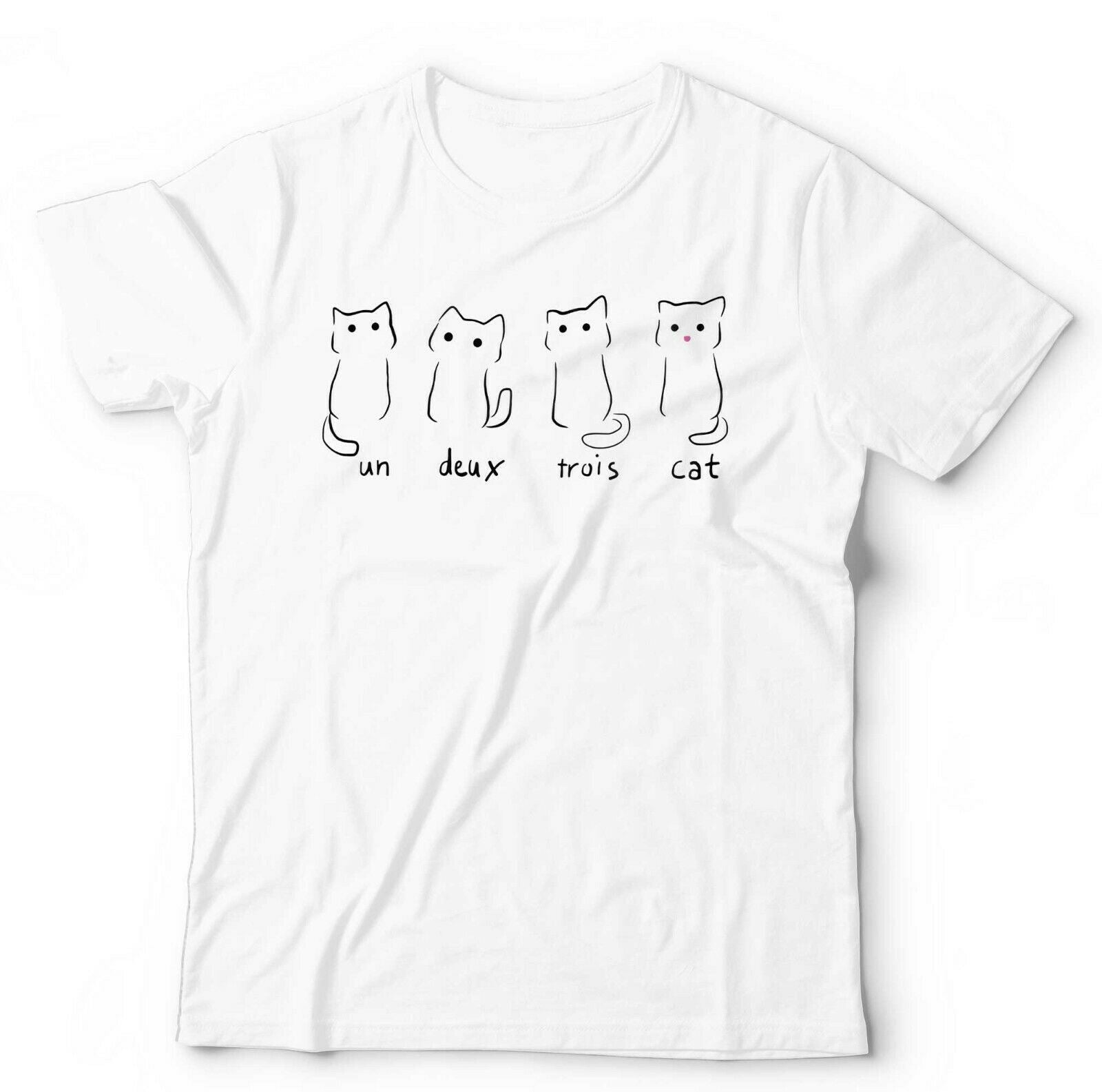 Un Deux Trois Cat Tshirt Unisex & Kids