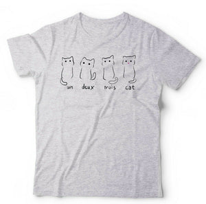 Un Deux Trois Cat Tshirt Unisex & Kids