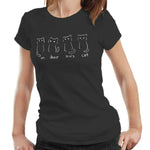 Un Deux Trios Cat Tshirt Ladies