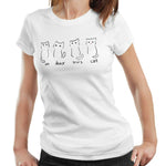 Un Deux Trios Cat Tshirt Ladies