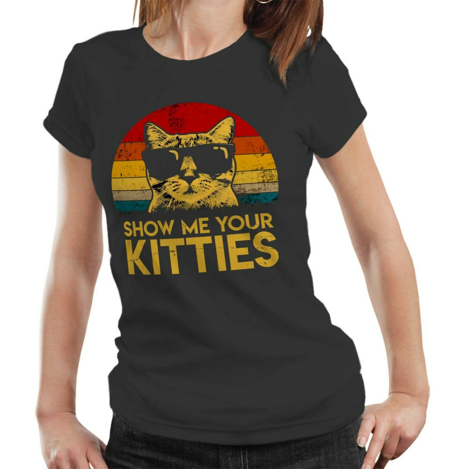 Show Me Your Kitties Tshirt Ladies