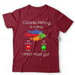 Coarse Fishing Is Calling Tshirt Unisex