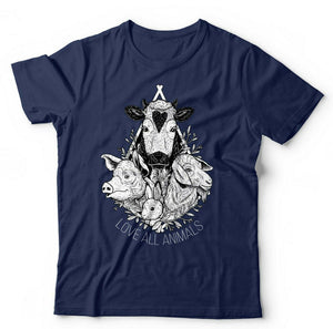 Love All Animals Tshirt Unisex & Kids