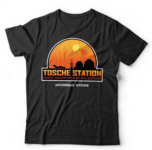 Tosche Station Power Converters & Bantha Burgers Tshirt Unisex & Kids