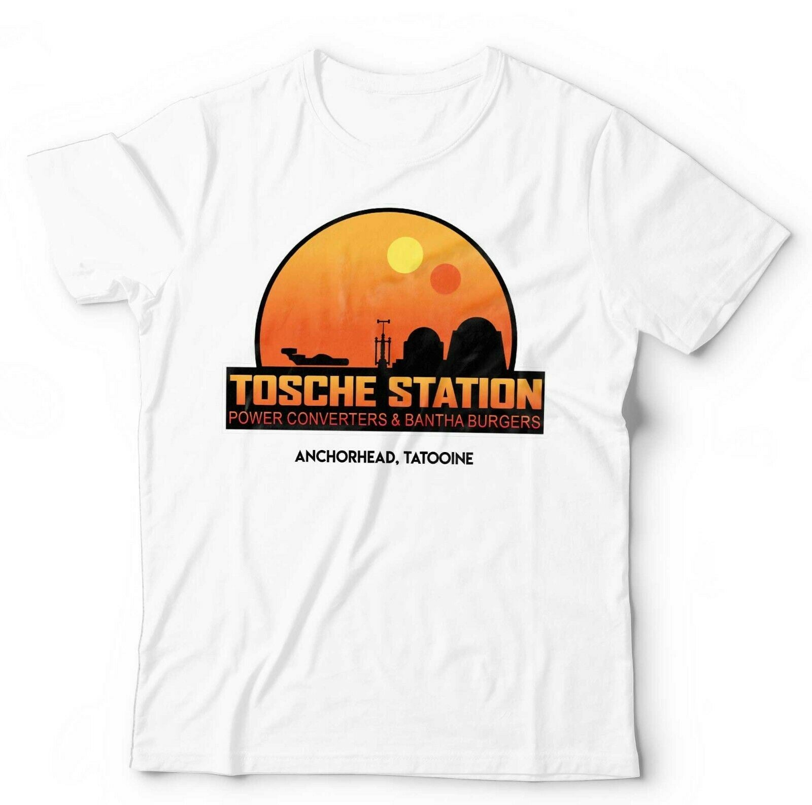 Tosche Station Power Converters & Bantha Burgers Tshirt Unisex & Kids