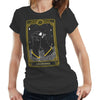 Two Of Rings Tarot Card Tshirt Fitted Ladies