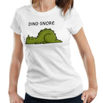 Dino-snore Tshirt Fitted Ladies