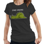 Dino-snore Tshirt Fitted Ladies