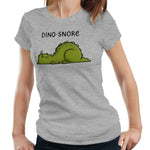 Dino-snore Tshirt Fitted Ladies