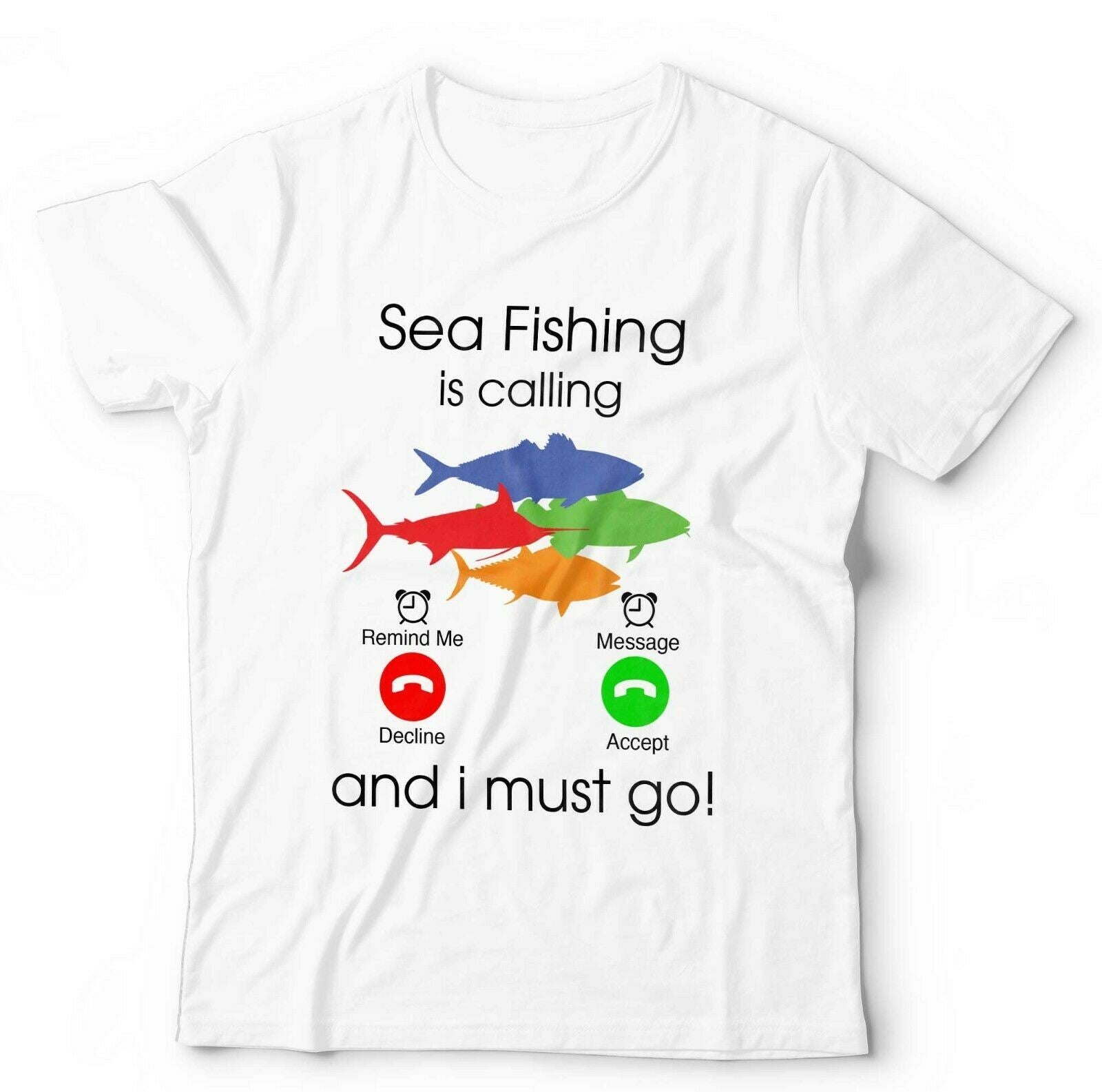 Sea Fishing Is Calling Tshirt Unisex & Kids